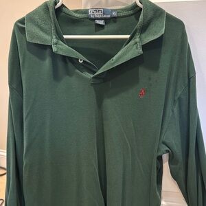Polo by Ralph Lauren Men's Green Shirt